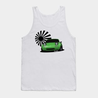 Miata MX-5 NA Green Tank Top